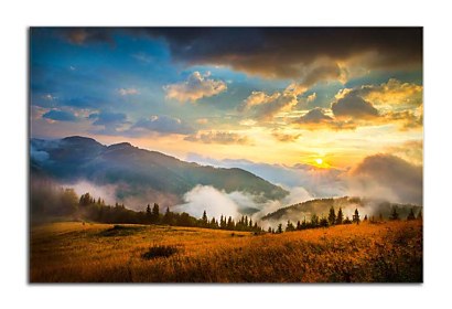 Fototapeta Oblaky nad krajinou 24794